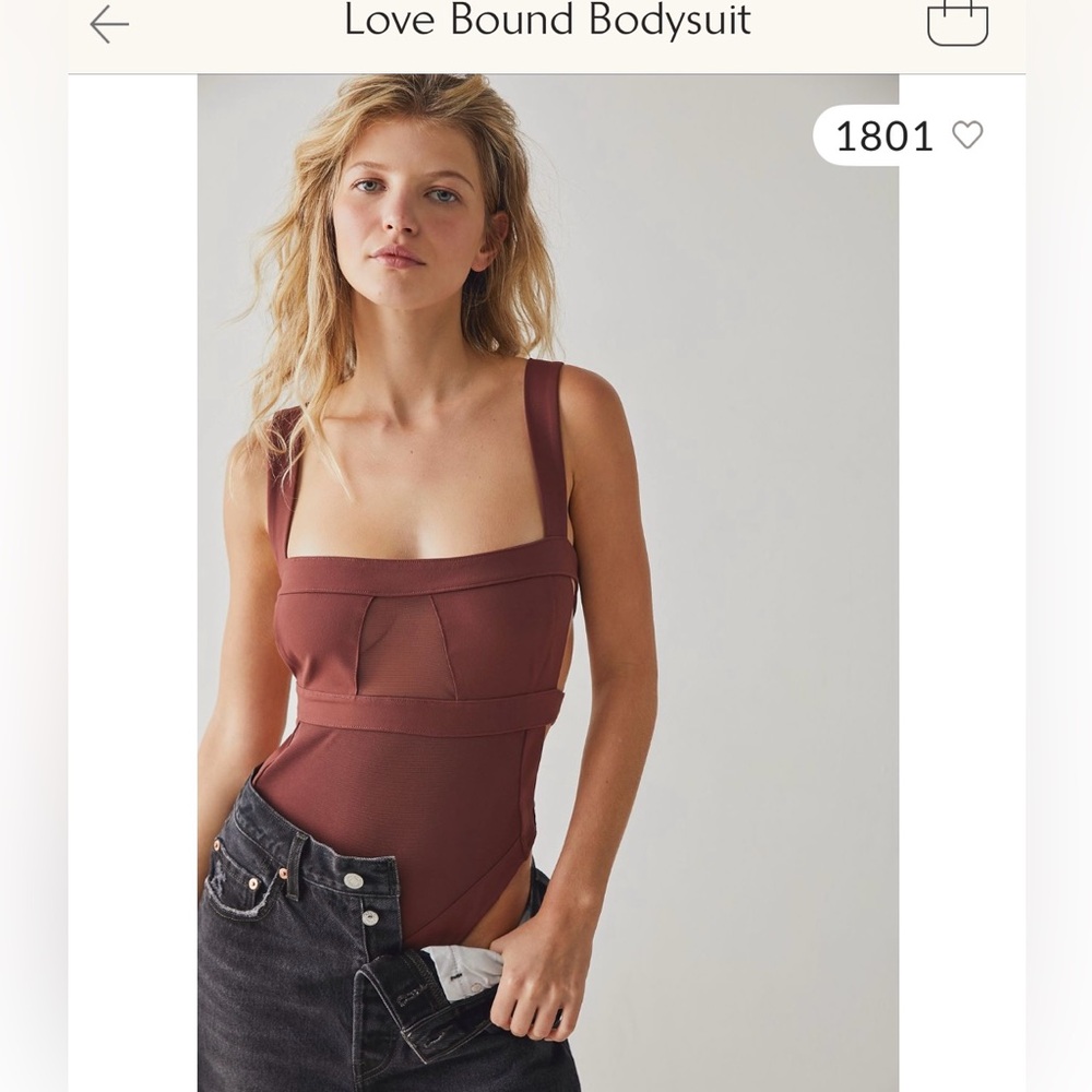 Free People Love Bound Bodysuit